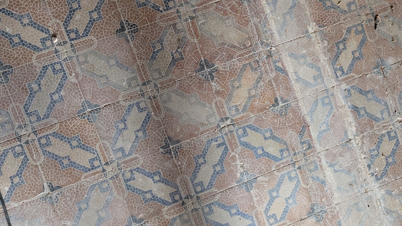 Historische Fliese im Gasthaus